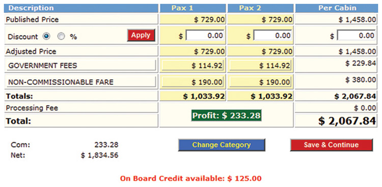 Fare Breakdown