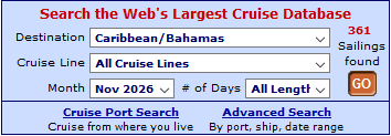 Cruise Booking Widget